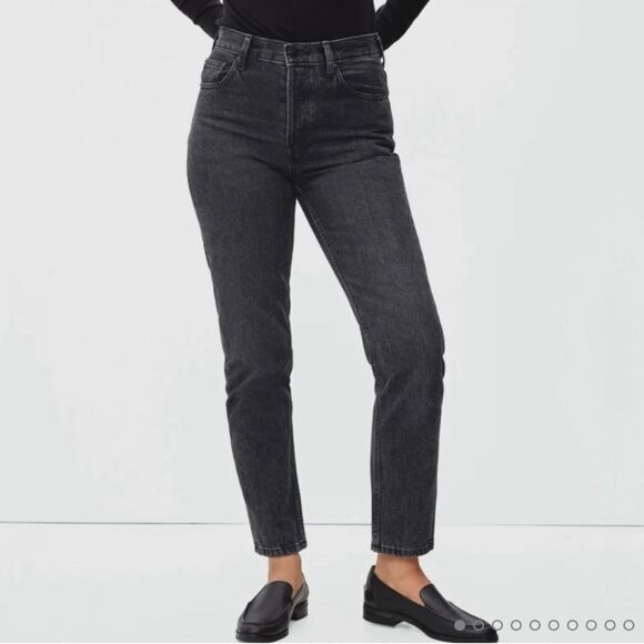 Everlane slim straight cigarette jeans straight black - Picture 1 of 6